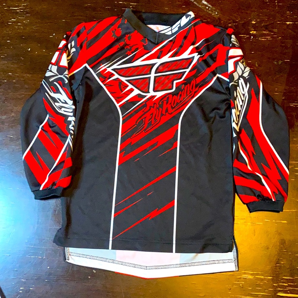 Red Boys Fly Racing Jersey